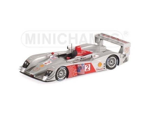 Minichamps PM400061302 AUDI R 8 N.1 ALMS 2006 1:43 Modellino
