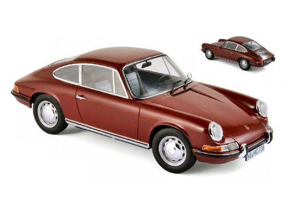 Norev NV187630 PORSCHE 911 T 1969 DARK RED 1:18 Modellino