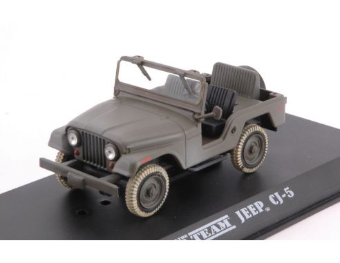 Greenlight GREEN86526 JEEP CJ-5 A-TEAM (1983-87 TV SERIES) GREEN 1:43 Modellino