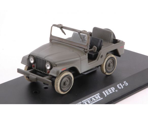 Greenlight GREEN86526 JEEP CJ-5 A-TEAM (1983-87 TV SERIES) GREEN 1:43 Modellino