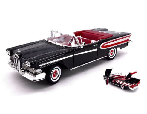 LUCKY DIE CAST LDC92298BK FORD EDSEL CITATION CONVERTIBLE 1958 BLACK 1:18 Modellino