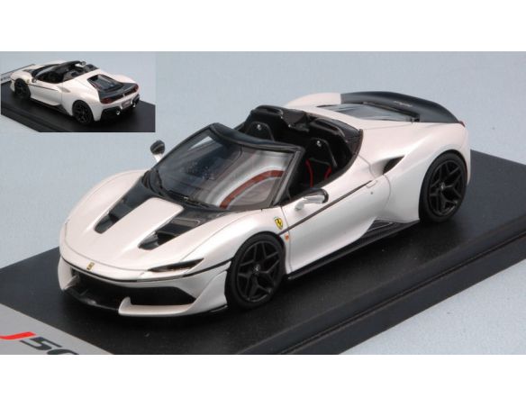 Looksmart LS485B FERRARI J50 LIANA WHITE W/GREY WHEELS 1:43 Modellino