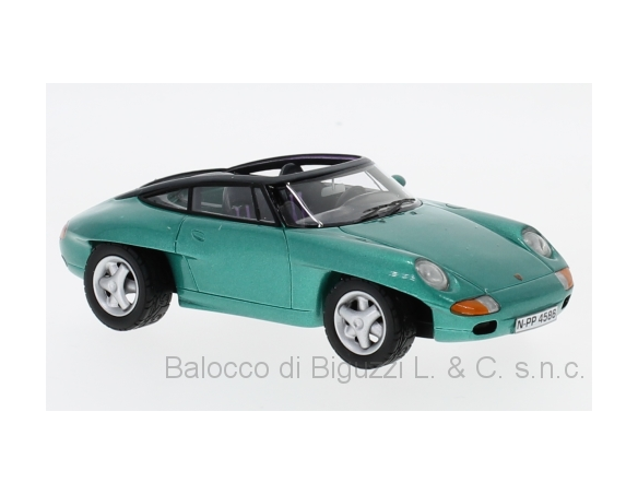 Neo Scale Models NEO44586 PORSCHE PANAMERICANA 1989 MET.GREEN 1:43 Modellino