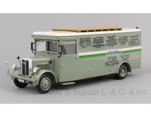 Neo Scale Models NEO46446 NAG-BUSSING RACE TRANSPORTER CAR UNION 1934 1:43 Modellino