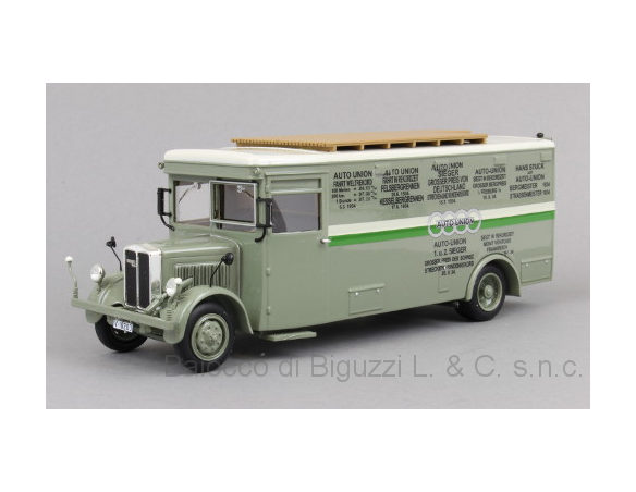 Neo Scale Models NEO46446 NAG-BUSSING RACE TRANSPORTER CAR UNION 1934 1:43 Modellino