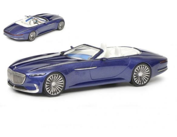 Schuco SH9002 MERCEDES MAYBACH VISION 6 CONVERTIBLE BLUE 1:43 Modellino