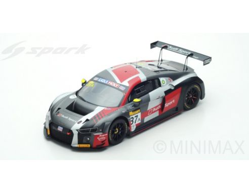 Spark Model S12AS001 AUDI R8 LMS N.37 WINNER 12 H BATHURST 2018 FRIJNS-LEONARD-VANTHOOR 1:12 Modellino