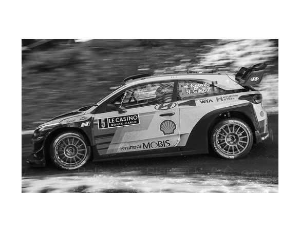 Ixo model RAM663 HYUNDAI i20 WRC N.5 5th MONTE CARLO 2018 NEUVILLE-GILSOUL 1:43 Modellino