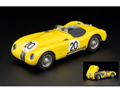 CMC CMC194 JAGUAR C TYPE N.20 9th LM 1953 R.LAURENT-C.DE TORNACO 1:18 Modellino