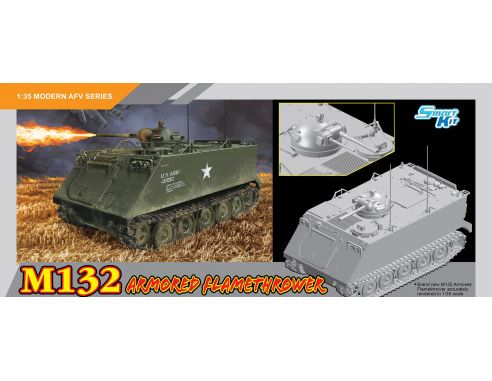 Dragon D3621 M132 ARMORED FLAMETHROWER KIT 1:35 Modellino