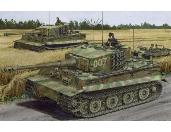 Dragon D6800 WITTMAN LAST TIGER KIT 1:35 Modellino