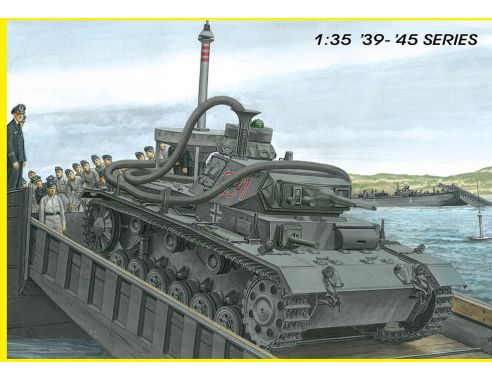 Dragon D6877 PZ.III 3.7 cm T AUSF.F KIT 1:35 Modellino