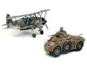 Italeri ITSM10501 AUTOBLINDA AB41 + CR42 LW KIT 1:48 Modellino