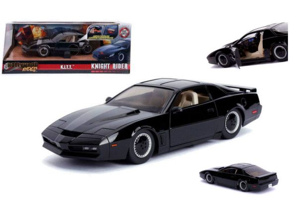 Jada JADA30086 PONTIAC FIREBIRD 1982 K.I.T.T. KNIGHT RIDER W/LIGHTS cm 20 1:24 Modellino