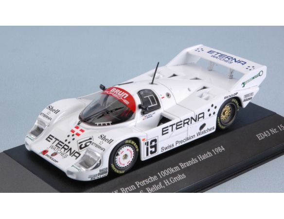 CMR CLASSIC MODEL REPLICARS SBC015 PORSCHE 956K N.19 1000 KM BRANDS HATCH 1984 S.BELLOF-H.GROHS 1:43 Modellino