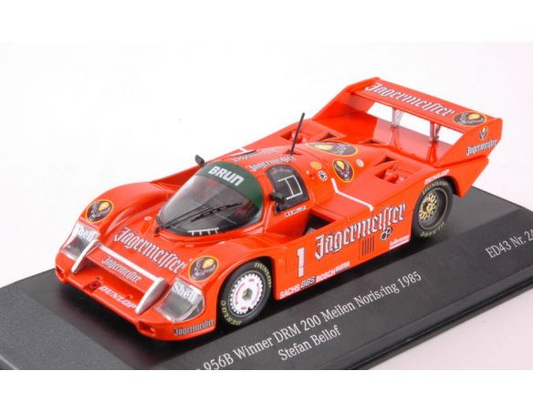 Spark Model SBC024 PORSCHE 956B N.1 WINNER DRM 200 MEILEN NORISRING 1985 STEFAN BELLOF 1:43 Modellino