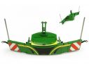 Universal Hobbies UH5374 PARAURTI DI SICUREZZA TRACTOR BUMPER SAFETYWEIGHT GREEN COLOR 1:32 Modellino
