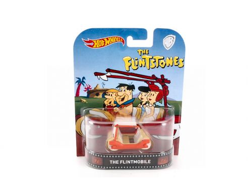 Hot Wheels HWDMC55FRW03 THE FLINSTONES THE FLINTMOBILE 1:64 Modellino