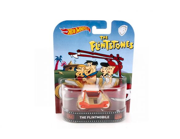 Hot Wheels HWDMC55FRW03 THE FLINSTONES THE FLINTMOBILE 1:64 Modellino