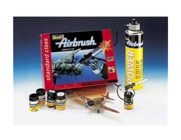 Revell Airbrush 39201 – Set di AEROGRAFIA standard Class SCATOLA ROVINATA