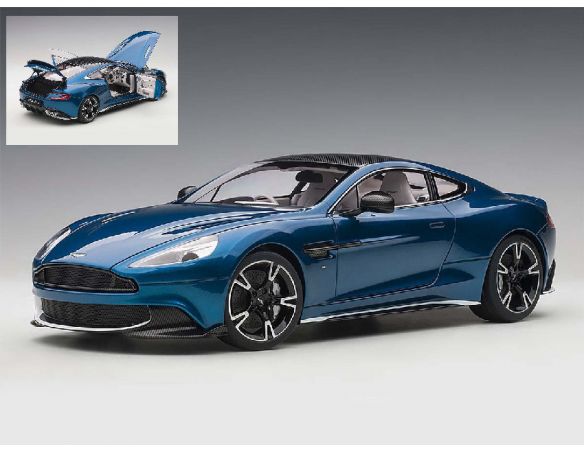 Auto Art / Gateway AA70274 ASTON MARTIN VANQUISH S 2017 MING BLUE/WHITE ACCENTS 1:18 Modellino