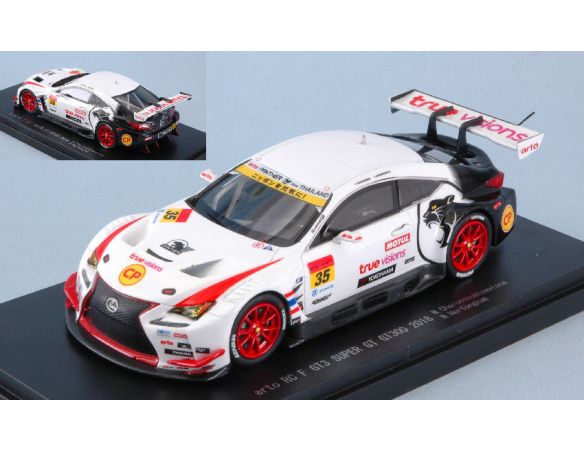 Ebbro EB45649 LEXUS RC F GT3 N.35 SUPER GT300 2018 N.CHAROENSUKHAWATANA-N.HORTONG 1:43 Modellino