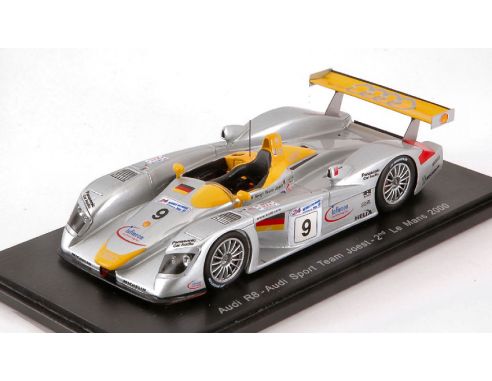 Spark Model S3698 AUDI R8 N.9 2nd LM 2000 S.ORTELLI-A.MC NISH-L.AIELLO 1:43 Modellino
