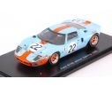 Spark Model S43SE69 FORD GT40 N.22 WINNER 12 H SEBRING 1969 J.ICKX-J.OLIVER 1:43 Modellino