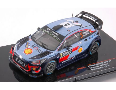 Ixo model RAM673 HYUNDAI i20 WRC N.5 WINNER SWEDEN RALLY 2018 NEUVILLE-GILSOUL 1:43 Modellino