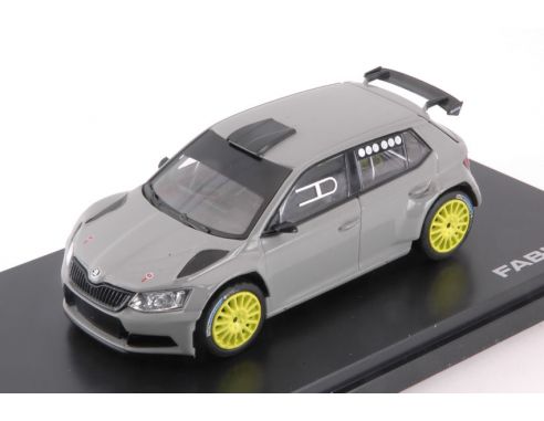 Abrex AB605CN SKODA FABIA III R5 (2015) GREY STILL UNI 1:43 Modellino