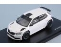 Abrex AB605E2G SKODA FABIA III R5 (2015) WHITE OFF ROAD WHEELS 1:43 Modellino