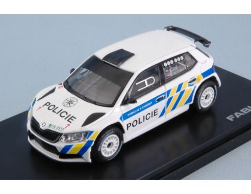 Abrex AB605TK SKODA FABIA III R5 (2015) POLICE CZ 1:43 Modellino