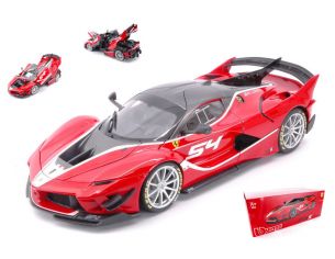 Bburago BU16908 FERRARI FXX-K EVOLUZIONE N.54 RED SIGNATURE 1:18 Modellino