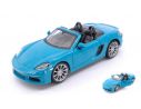 BBURAGO BU21087B PORSCHE 718 BOXSTER CABRIOLET BLUEGREEN 1:24 Modellino