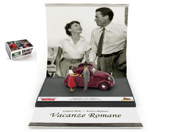 Brumm BMGL02 FIAT TOPOLINO VACANZE ROMANE 1953 ED.LIM.PCS 100 1:43 Modellino