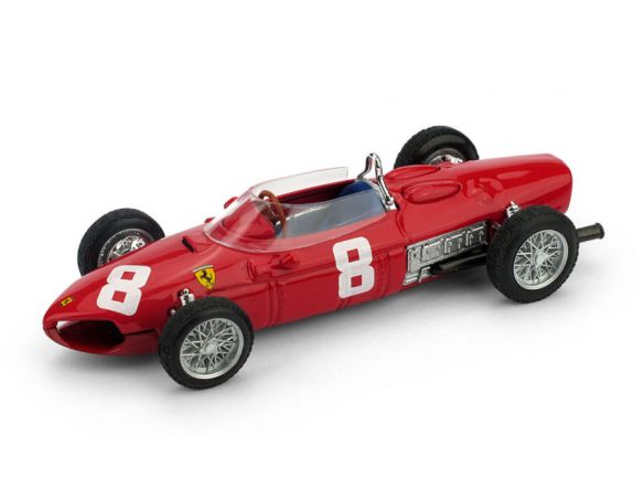 Brumm BM0642 FERRARI 156 F1 R.RODRIGUEZ 1961 N.8 DNF ITALY GP 1:43 Modellino