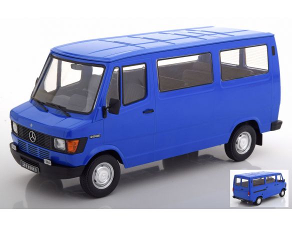 KK Scale KKDC180293 MERCEDES 208D BUS BLUE 1:18 Modellino