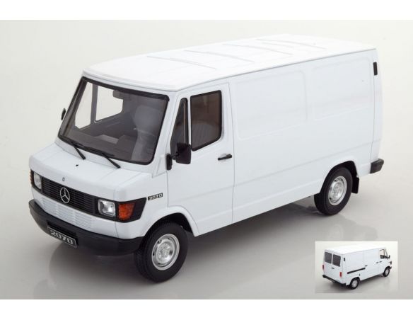 KK Scale KKDC180301 MERCEDES 208D TRANSPORT WHITE 1:18 Modellino