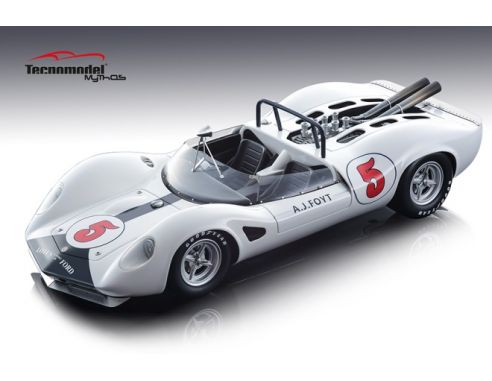 Tecnomodel TMD18125D LOTUS 40 N.5 ACCIDENT RIVERSIDE GP 1965 A.J.FOYT 1:18 Modellino