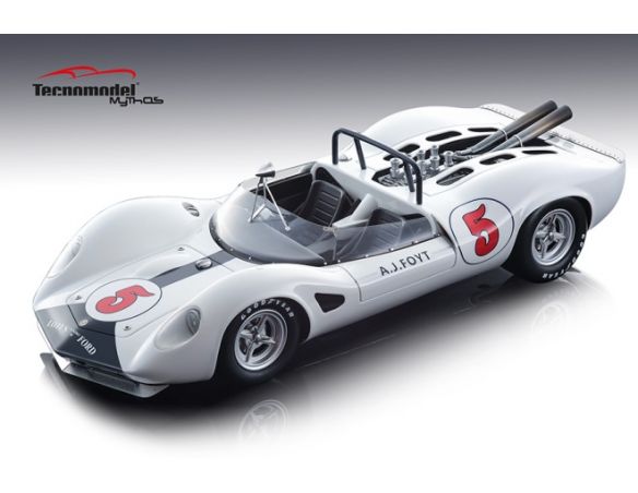 Tecnomodel TMD18125D LOTUS 40 N.5 ACCIDENT RIVERSIDE GP 1965 A.J.FOYT 1:18 Modellino
