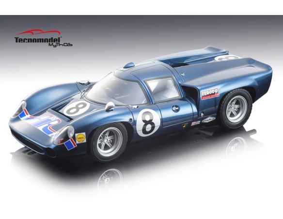 Tecnomodel TMD1867B LOLA T70 MK3 N.8 2nd 24 H DAYTONA 1969 E.LESLIE-L.MOTSCHENBACHER 1:18 Modellino