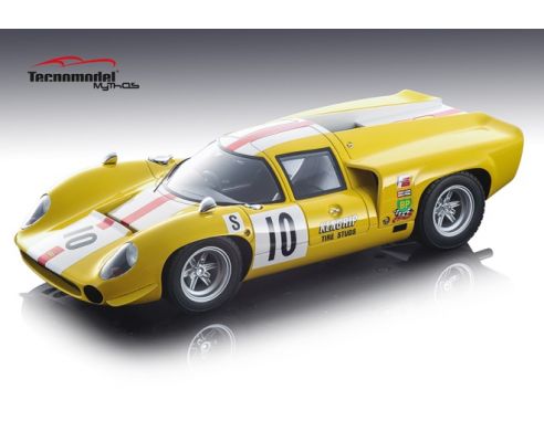 Tecnomodel TMD1867D LOLA T70 MK3 N.10 DNF 12 H SEBRING 1968 J.BONNIER-S.AXELSSON 1:18 Modellino