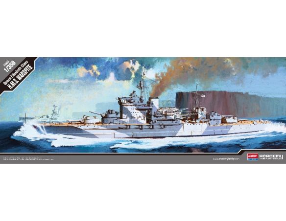 ACADEMY ACD14105 QUEEN ELIZABETH CLASS H.M.S. KIT 1:350 Modellino