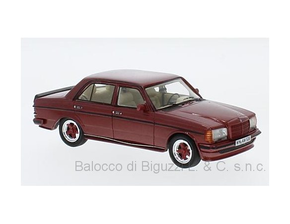 Neo Scale Models NEO45538 MERCEDES W123 AMG 1980 DARK RED 1:43 Modellino