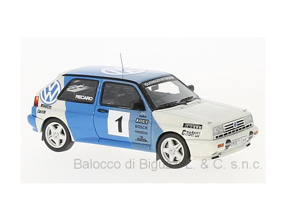 Neo Scale Models NEO49548 VW GOLF RALLY 1989 TEST CAR E.WEBER 1:43 Modellino