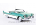 Neo Scale Models NEO49565 DODGE CUSTOMS ROYAL LANCER CONVERTIBLE 1959 MET.TURQUOISE/WHITE 1:43 Modellino