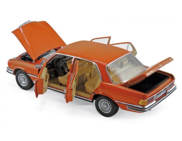 Norev NV183459 MERCEDES 450 SEL 6.9 1976 INCA ORANGE METALLIC 1:18 Modellino