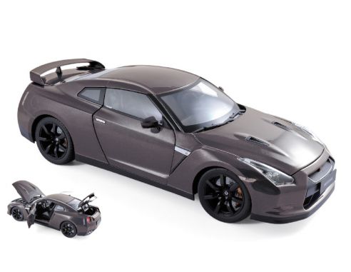 Norev NV188053 NISSAN GT-R R-35 2008 DARK GREY METALLIC 1:18 Modellino