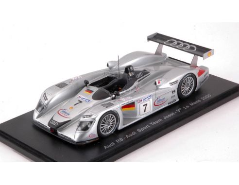 Spark Model S3699 AUDI R8 N.7 3rd LM 2000 M.ALBORETO-R.CAPELLO-C.ABT 1:43 Modellino