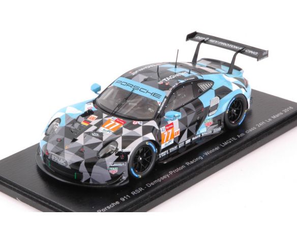 Spark Model S7039 PORSCHE 911 RSR N.77 WINNER LMGTE AM LM 2018 M.CAMPBELL-C.RIED-J.ANDL. Modellino